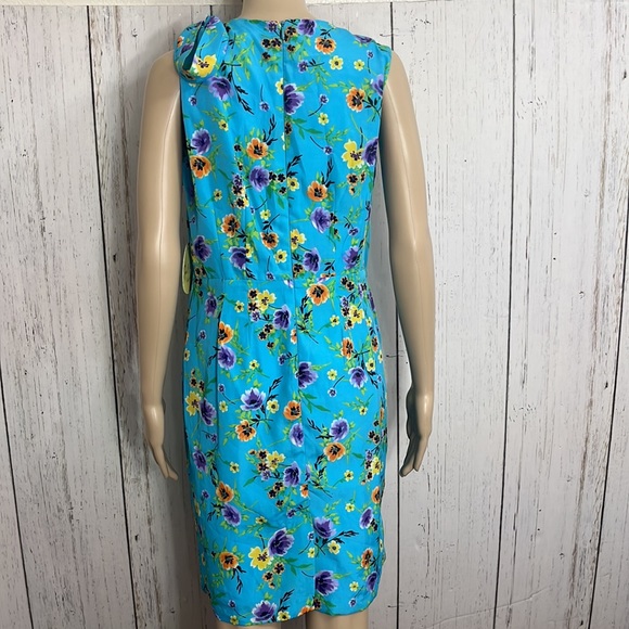 NWT Emma & Michele Floral Print Dress Size 10 Sleeveless - Picture 2 of 11